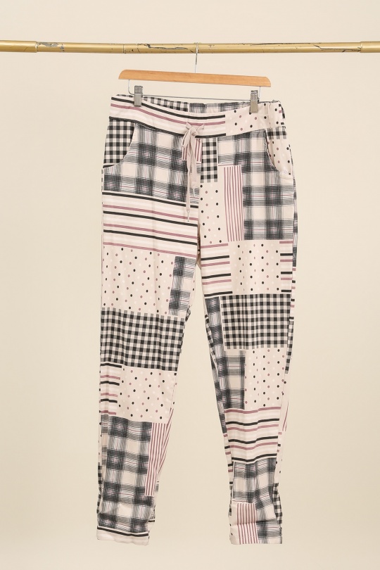 Pantalons Femme Bleu Piment Rouge P5736 Efashion Paris