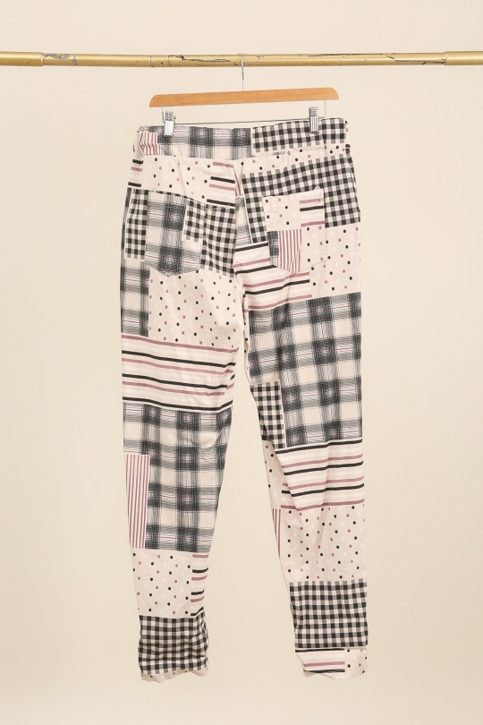 Pantalons Femme Bleu Piment Rouge P5736 Efashion Paris