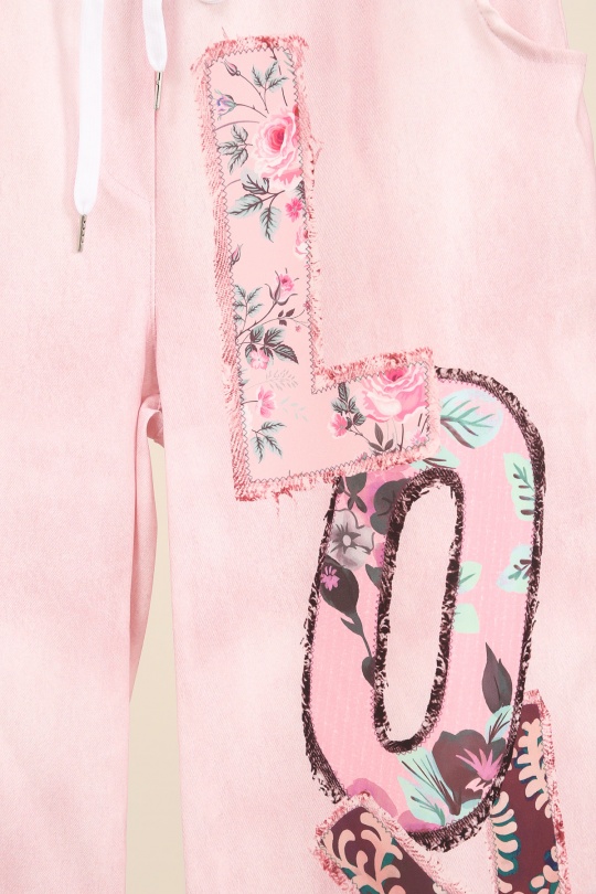 Pantalons Femme Rose Piment Rouge P6729 Efashion Paris