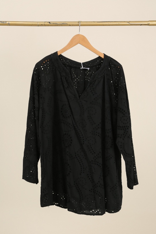 Chemises & blouses Femme Noir Piment Rouge TU1111 Efashion Paris