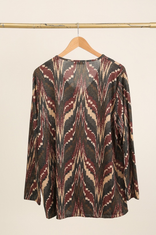 Tops Femme Camel Piment Rouge TU7002 Efashion Paris