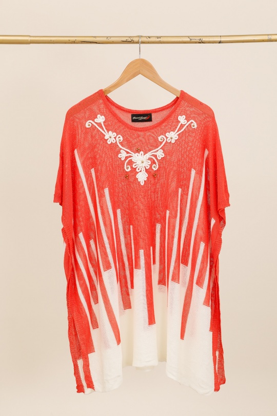 Tuniques Femme Orange Piment Rouge PU2566 Efashion Paris