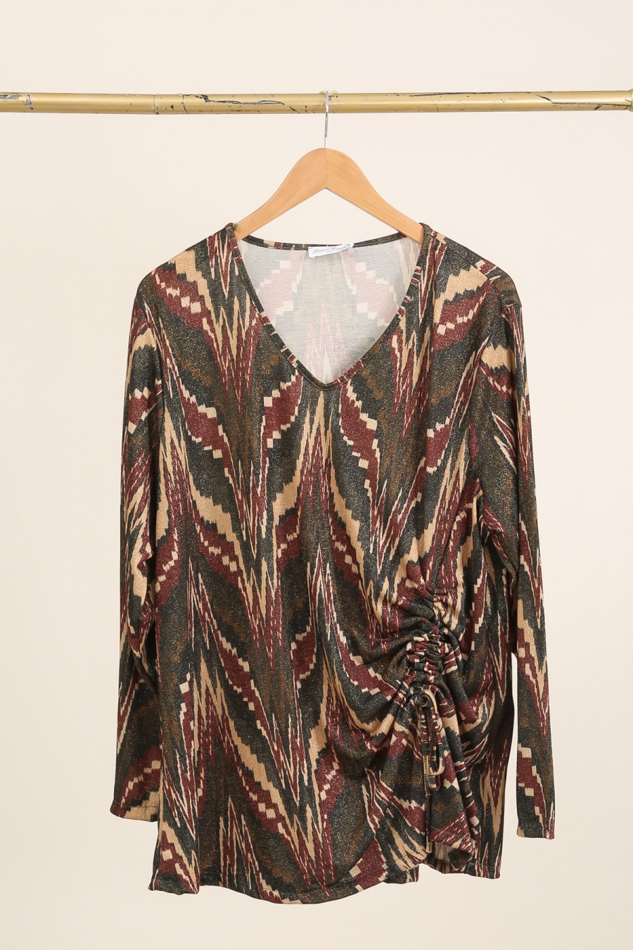 Tops Femme Camel Piment Rouge TU7002 #c Efashion Paris