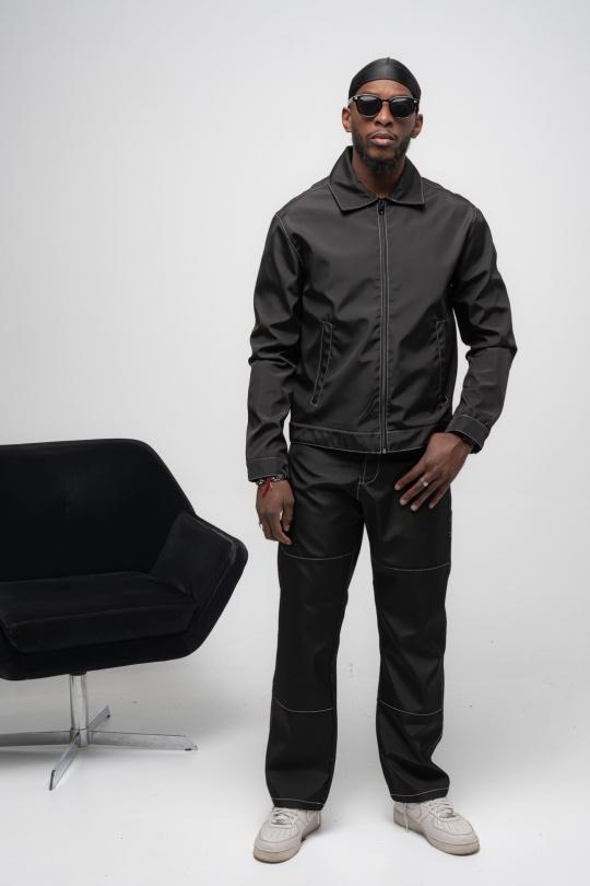 Ensemble pantalon Homme Marron KENZARRO F-8174 Efashion Paris