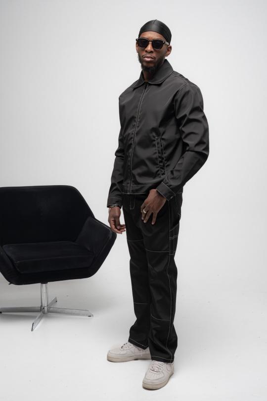 Ensemble pantalon Homme Marron KENZARRO F-8174 Efashion Paris