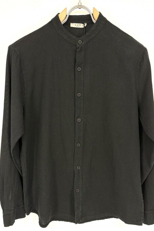 Chemises Homme Noir KENZARRO KZ-053 Efashion Paris