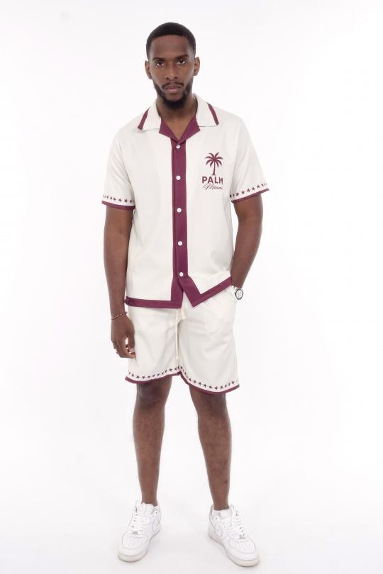 Pantaloncini messi Uomo Cream KENZARRO F-8230 Efashion Paris