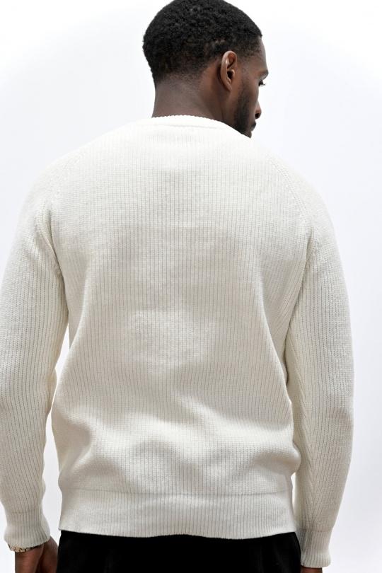 Pulls Homme Noir KENZARRO LD-69092 Efashion Paris