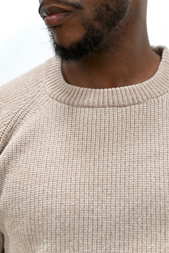 Pulls Homme Noir KENZARRO LD-69092 Efashion Paris