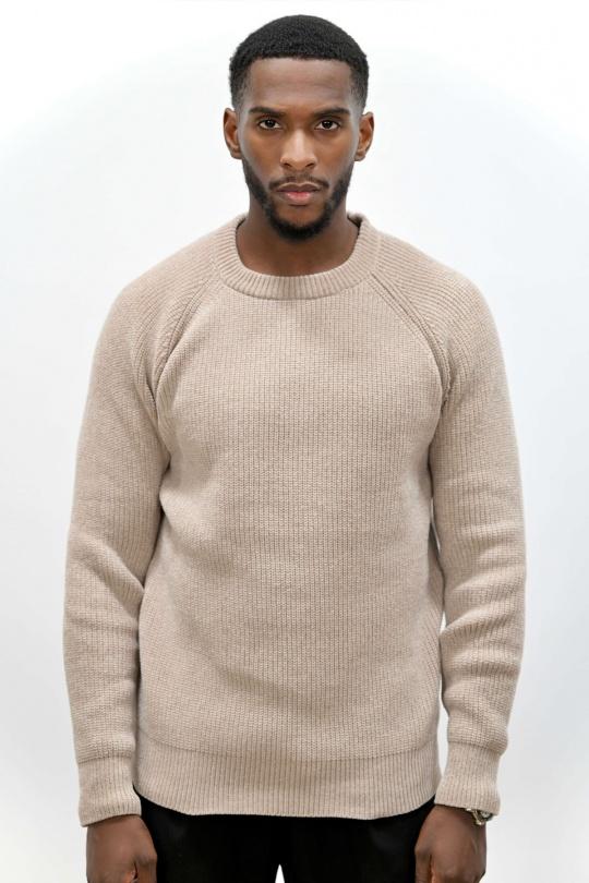 Pulls Homme Noir KENZARRO LD-69092 Efashion Paris