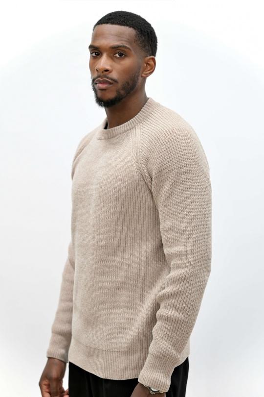 Pulls Homme Noir KENZARRO LD-69092 Efashion Paris