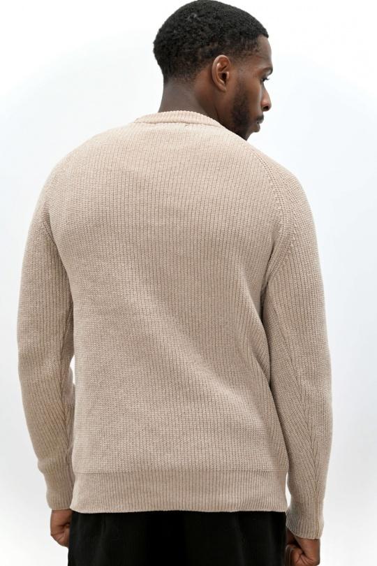 Pulls Homme Noir KENZARRO LD-69092 Efashion Paris