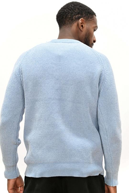 Pulls Homme Noir KENZARRO LD-69092 Efashion Paris