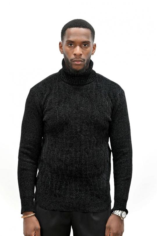 Pulls Homme Beige KENZARRO LD-69085 Efashion Paris