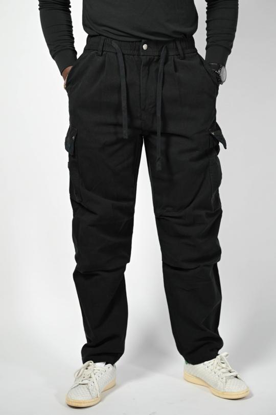 Pantalons Homme Noir KENZARRO KZ-D501 Efashion Paris