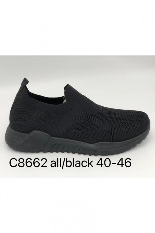 Trainers Shoes Black Altamoda C8662 Efashion Paris