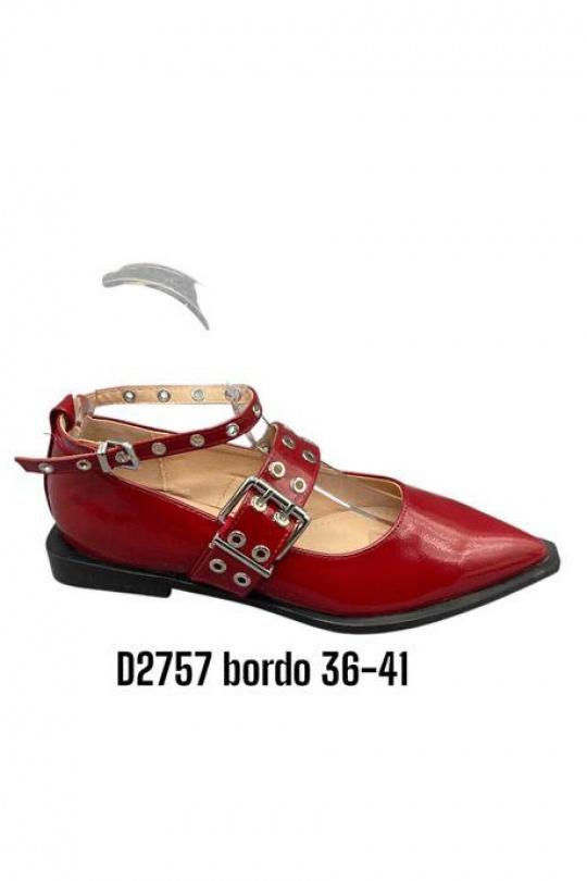 Ballerine Scarpe Red ALTAMODA SHOES D2757 Efashion Paris