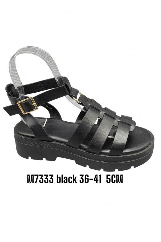 Wedges Shoes Black ALTAMODA SHOES M7333 Efashion Paris