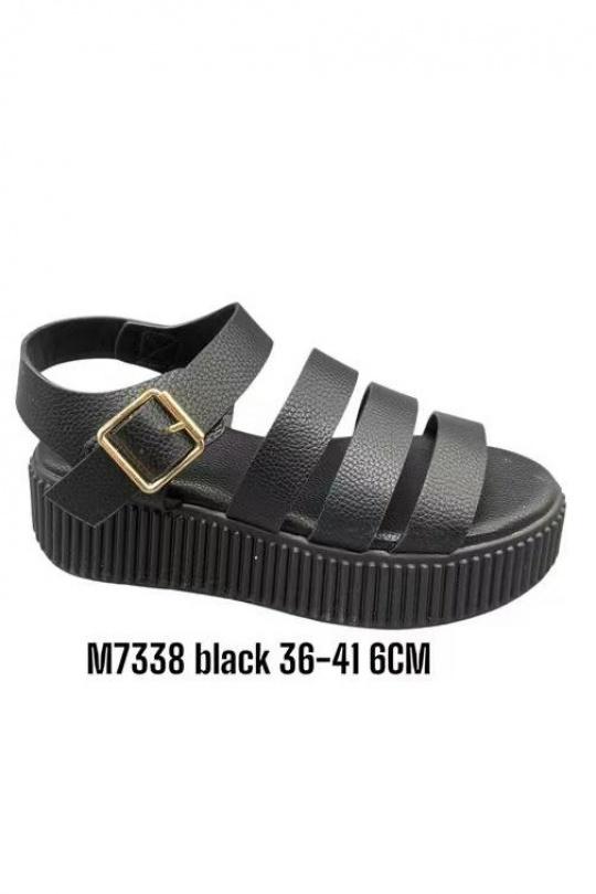 Compensées Chaussures Noir ALTAMODA SHOES M7338 Efashion Paris