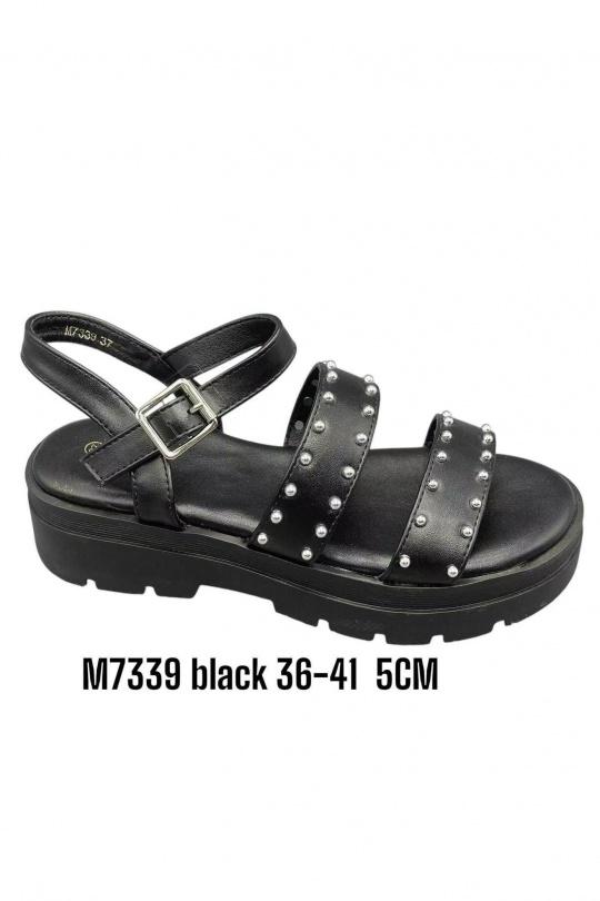 Compensées Chaussures Noir ALTAMODA SHOES M7339 Efashion Paris