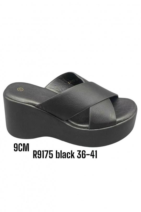 Wedges Shoes Black ALTAMODA SHOES R9175 Efashion Paris