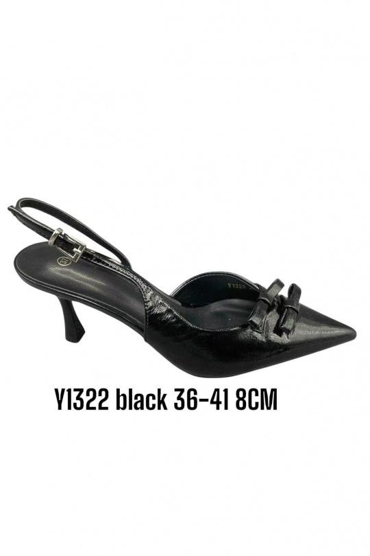 Sandals Shoes Black ALTAMODA SHOES Y1325 Efashion Paris