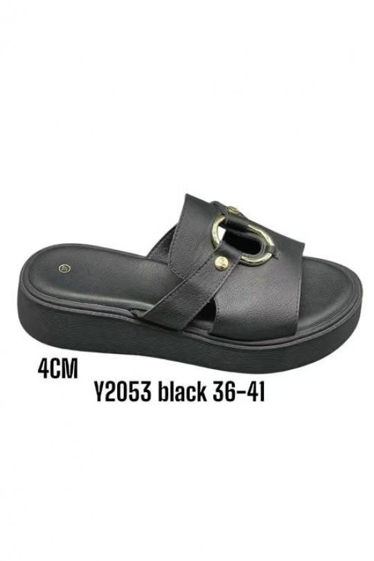 Sandals Shoes Black ALTAMODA SHOES Y2053 Efashion Paris
