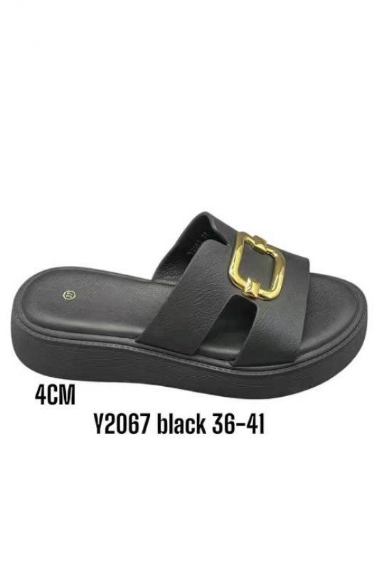 Sandals Shoes Black ALTAMODA SHOES Y2067 Efashion Paris