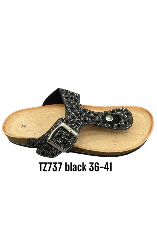 Sandali Scarpe Black ALTAMODA SHOES TZ737 Efashion Paris