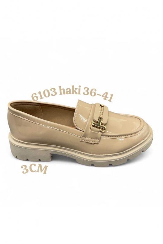 Mocassins Chaussures Beige ALTAMODA SHOES 6103 Efashion Paris
