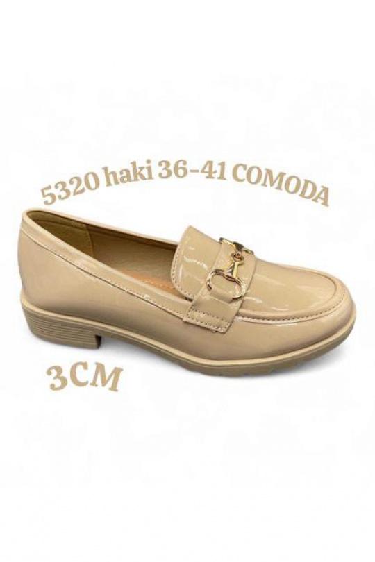Mocassins Chaussures Beige ALTAMODA SHOES 5320 Efashion Paris