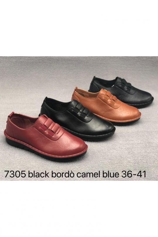 Mocassins Chaussures Noir ALTAMODA SHOES 7305 Efashion Paris