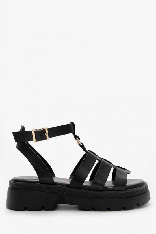 Sandales Chaussures Noir ALTAMODA SHOES M7333 Efashion Paris