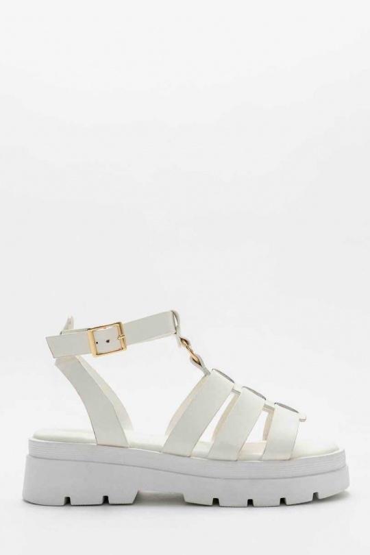 Sandales Chaussures Blanc ALTAMODA SHOES M7333 Efashion Paris