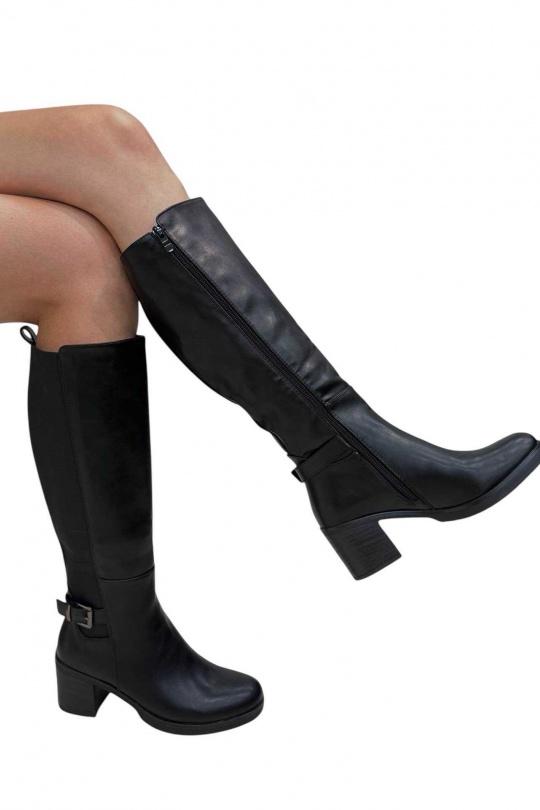 Bottes Chaussures Noir ALTAMODA SHOES HQ-09 Efashion Paris