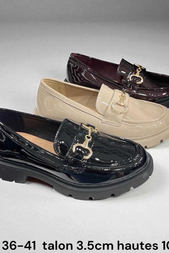 Mocasines Zapatos Black ALTAMODA SHOES 6108 Efashion Paris