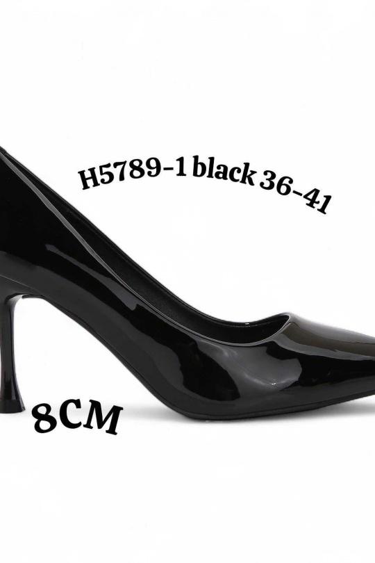 Tacones Zapatos Black ALTAMODA SHOES H5789-1 Efashion Paris