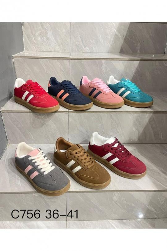 Trainers Shoes Red ALTAMODA SHOES C756 Efashion Paris