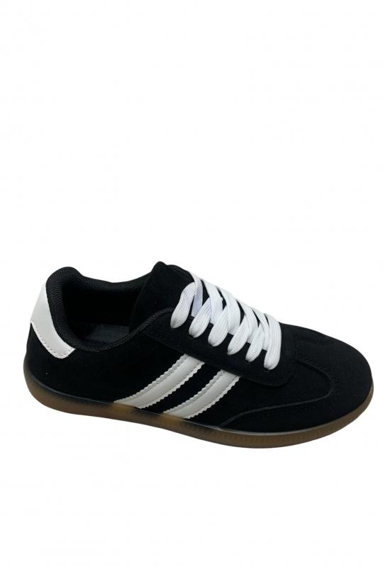 Baskets Chaussures Noir ALTAMODA SHOES GB717 Efashion Paris