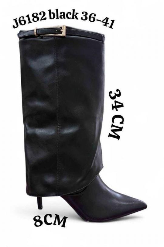 Bottes Chaussures Noir ALTAMODA SHOES J6182 Efashion Paris