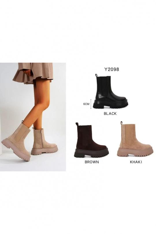 Bottines Chaussures Noir ALTAMODA SHOES Y2098 Efashion Paris
