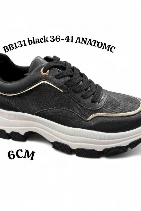 Baskets Chaussures Noir ALTAMODA SHOES BB131 Efashion Paris