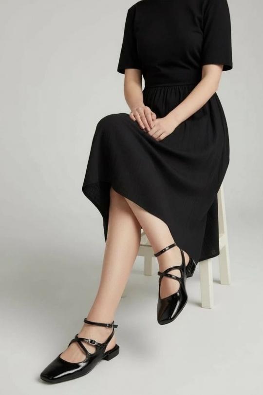 Bailarinas Zapatos Black ALTAMODA SHOES 3239 - BALLERINE UNI Efashion Paris