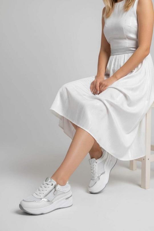 Baskets Chaussures Beige ALTAMODA SHOES (Mia Shoes) B820 Efashion Paris