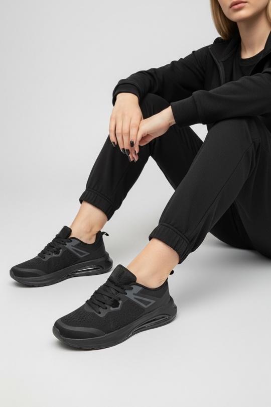 Baskets Chaussures Noir ALTAMODA SHOES (Mia Shoes) HW855 Efashion Paris