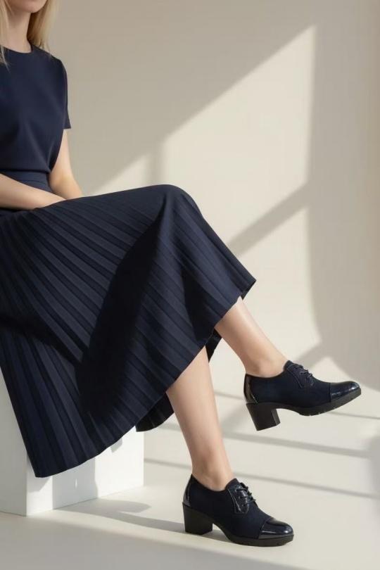 Derbies Chaussures Bleu ALTAMODA SHOES (Mia Shoes) 2205 Efashion Paris