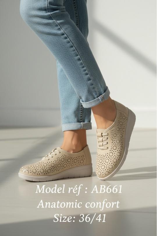 Derbies Chaussures Bleu ALTAMODA SHOES (Mia Shoes) AB661-HAUTEUR 4 CM Efashion Paris