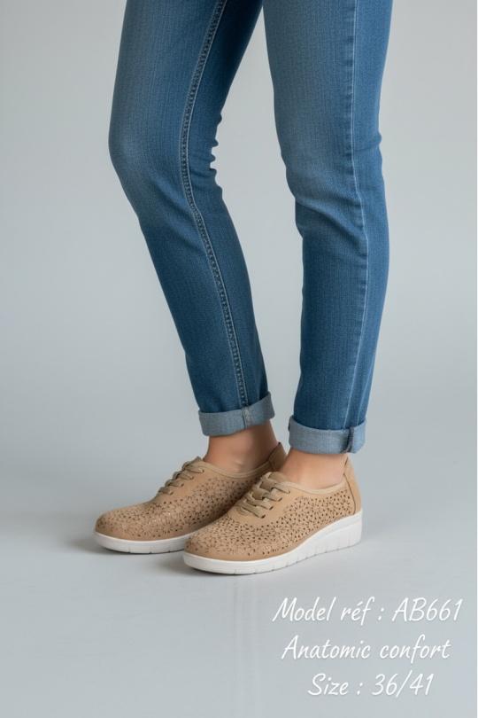 Derbies Chaussures Bleu ALTAMODA SHOES (Mia Shoes) AB661-HAUTEUR 4 CM Efashion Paris