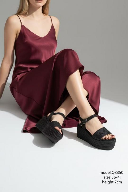 Compensées Chaussures Beige ALTAMODA SHOES (Mia Shoes) Q8350 Efashion Paris