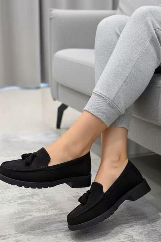 Mocassins Chaussures Noir ALTAMODA SHOES (Mia Shoes) 5322 Efashion Paris